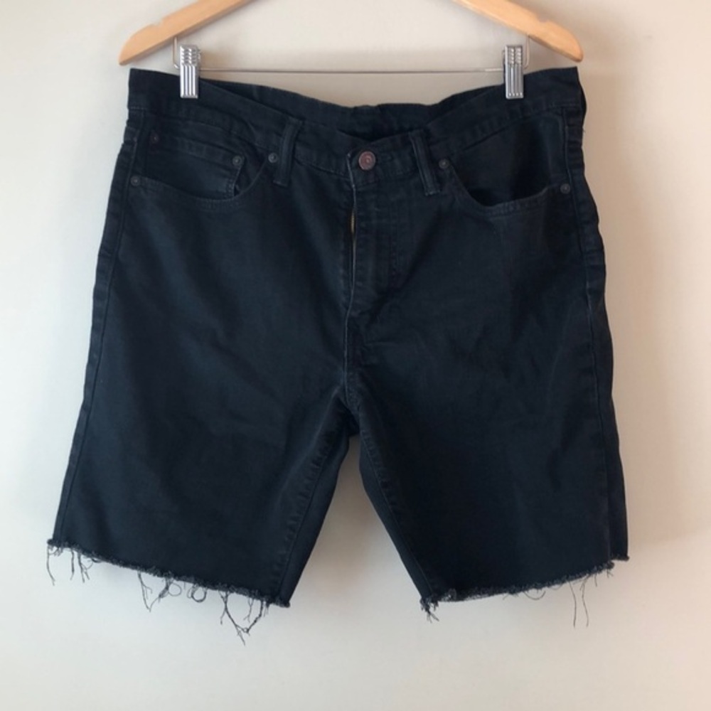 Levi's Black Jean Shorts